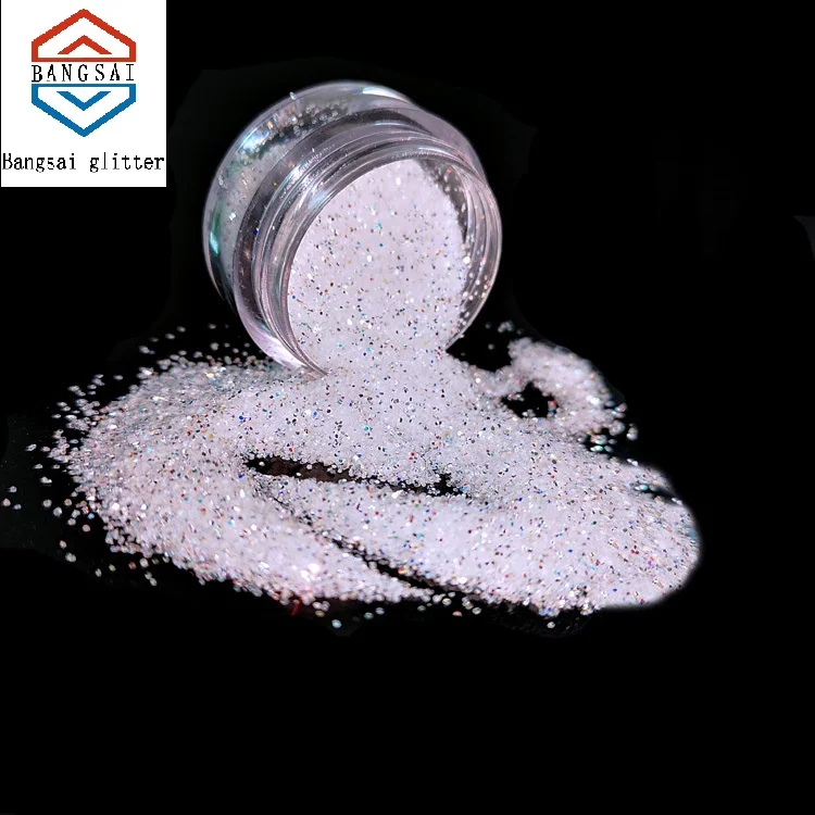 2023 Hot sell wholesale PET Eco-friendly crystal clear glitter powder for nail Craft&phone case