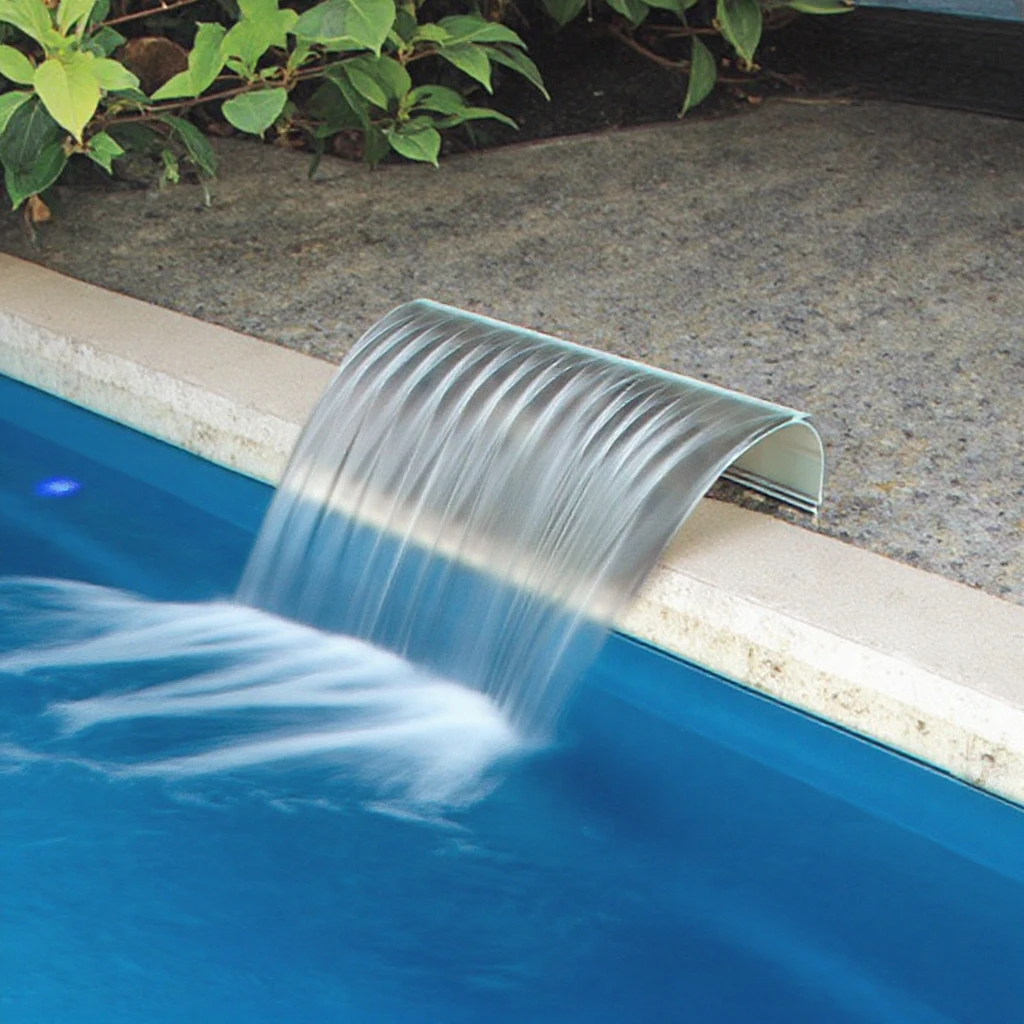 Factory Direct Sale Swimming Pool Led Water Fall for Decoration Cascada Piscina