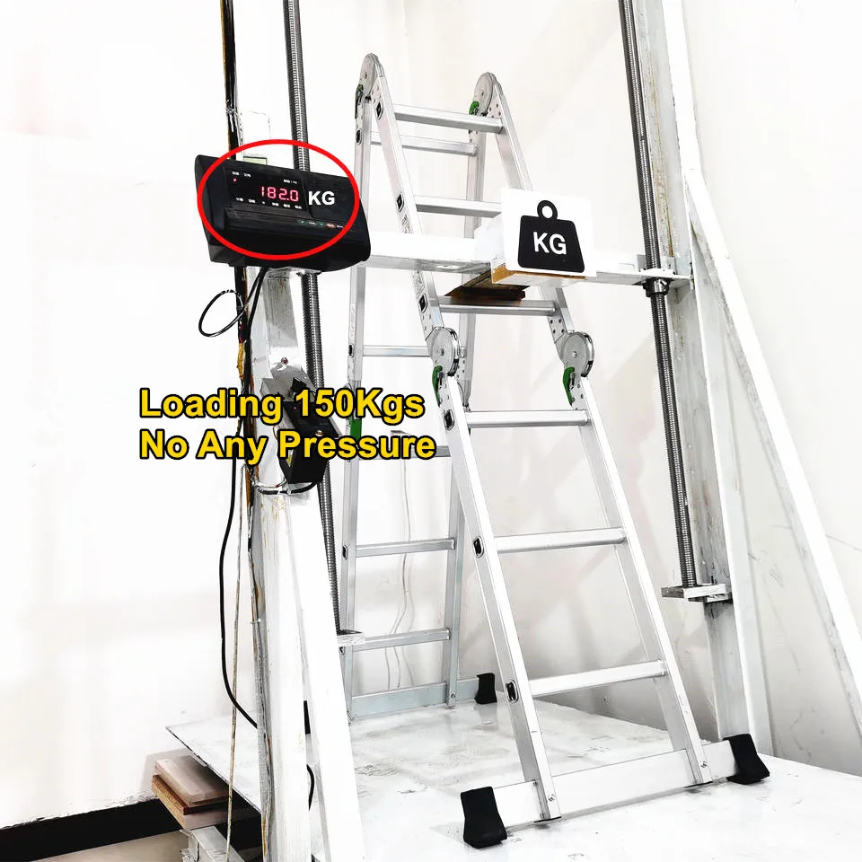 Factory New Design Easy Operation Aluminum Folding Ladder Household Step Ladder