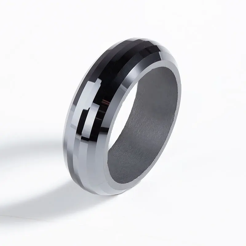 ay whole Black moissanite ring width 6mm new shape very cool band WuZhou Holycome Moissanite  hip popJewelry