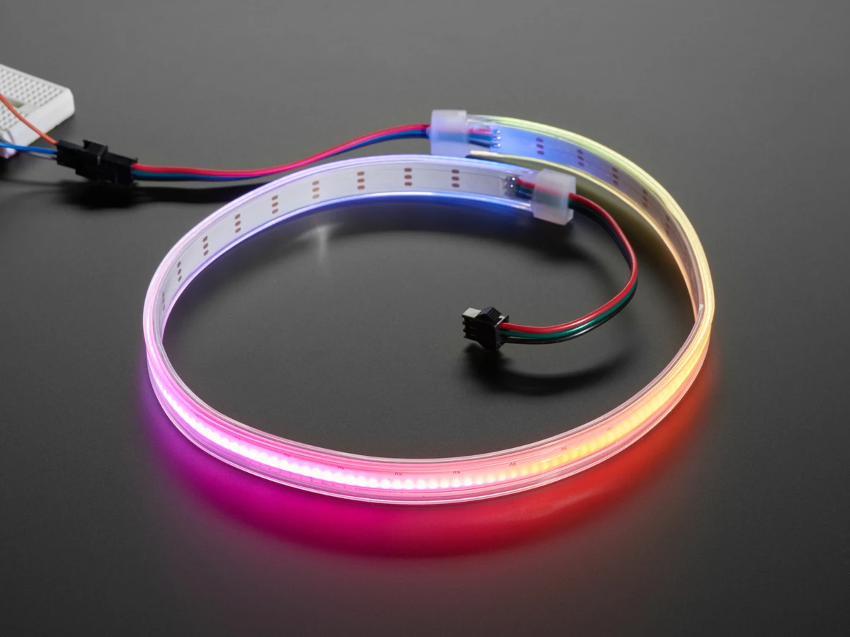 Dream Color FCOB SPI RGB IC Светодиодная лента RA90 720 Светодиоды высокой плотности гибкая COB WS2811 адресная цифровая светодиодная Пиксельная