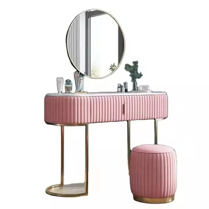 Nordic dressing table bedroom furniture modern dressing table with mirrors