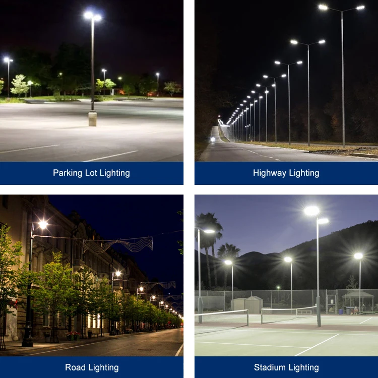 COVEDA Road Garden Lighting Waterproof Ip65 Outdoor Aluminum 50w 100w 150w 200w 300w Sensor Led Street Light