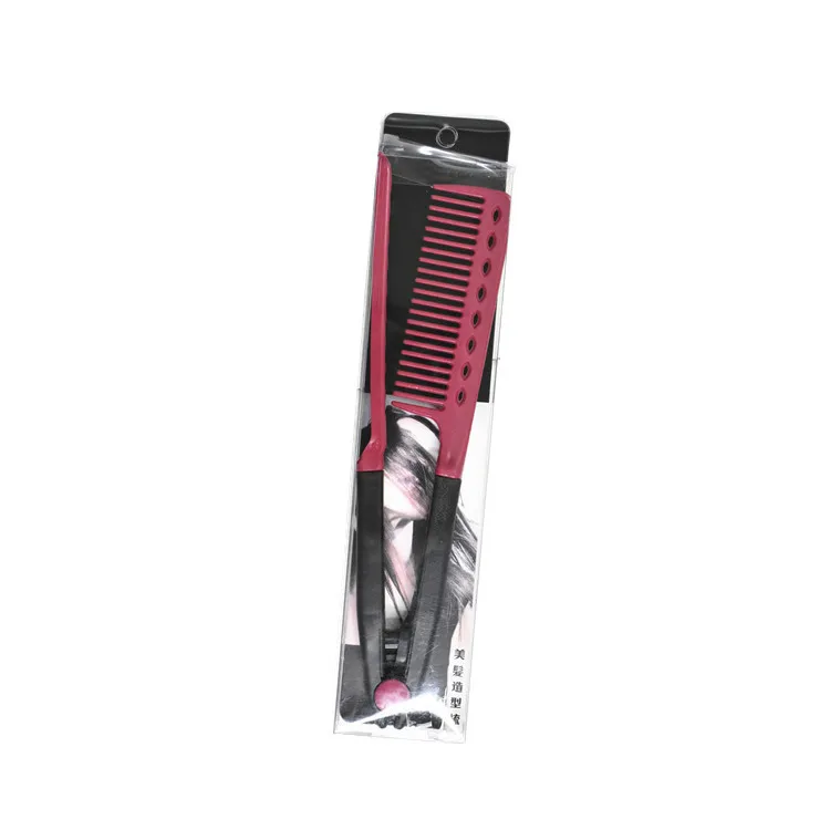 Popular Ins Tiktok Hot Traveling Necessity Resin Made Size Proper Not Easy to Break Comb Teeth V-shaped Comb