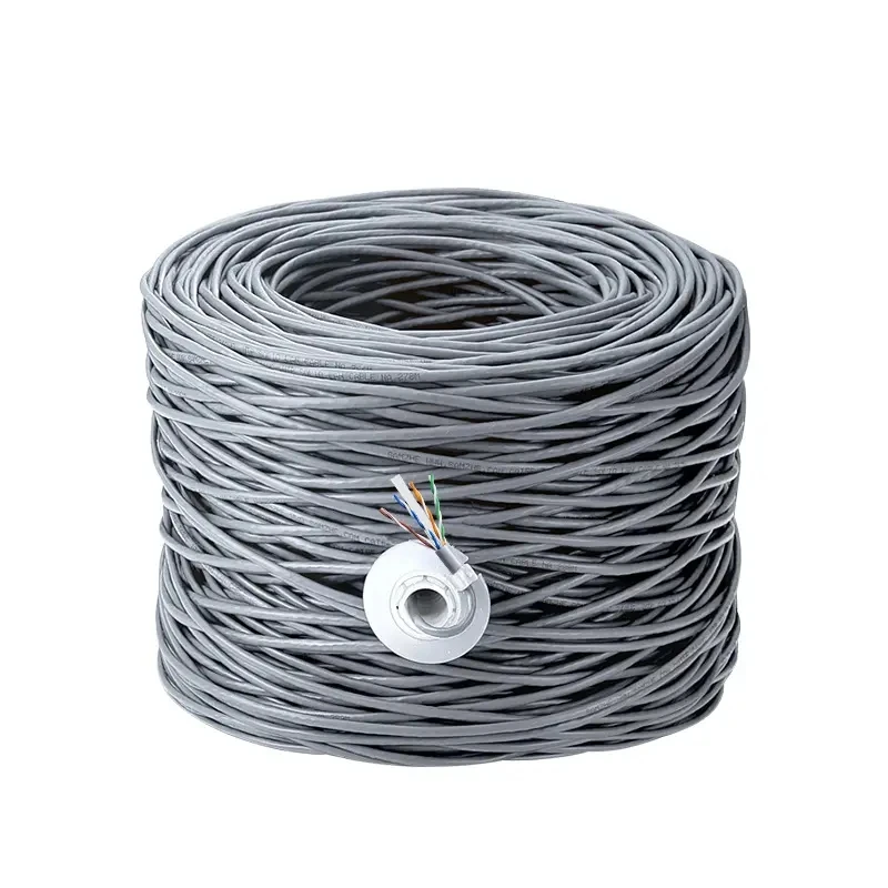 High quality With Competitive price 24AWG UTP 4 pair CCA cat6 cat5e network LAN cable