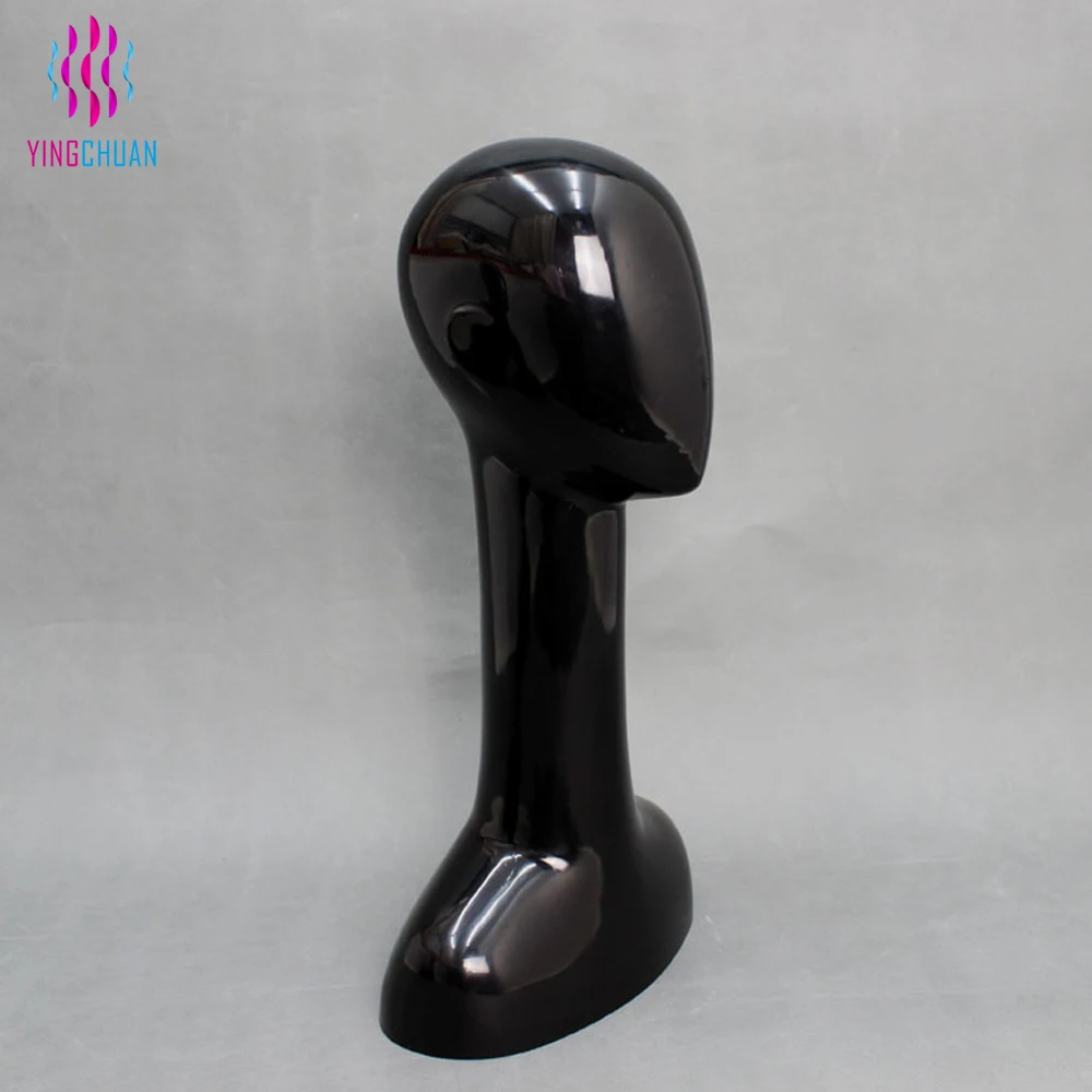 High quality clear transparent male mannequin head