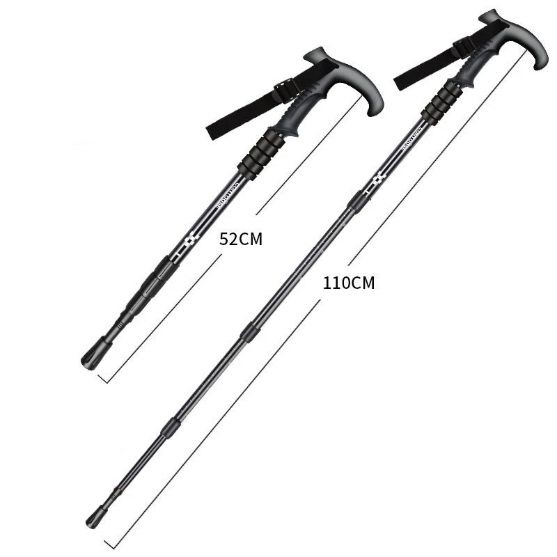 Wholesale Price Custom Trekking Pole Camping Adjustable Carbon Trekking Poles