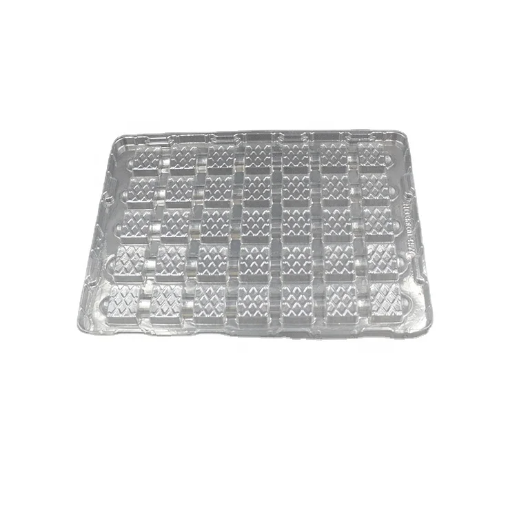 Custom Clear Plastic Blister Tray For Food Vacuum Formed Pvc Pet Blister Plastic Tray For Chocolate/tea/food