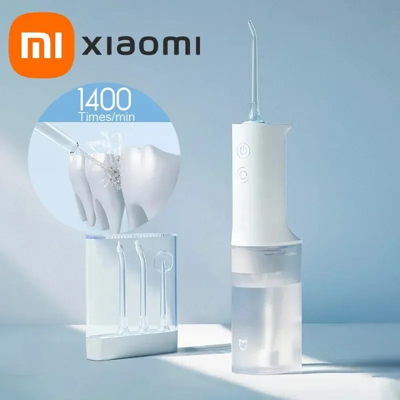 Оригинальный Электрический ирригатор полости рта Mijia MEO701 1400 раз/мин портативный ультразвуковой очиститель зубов