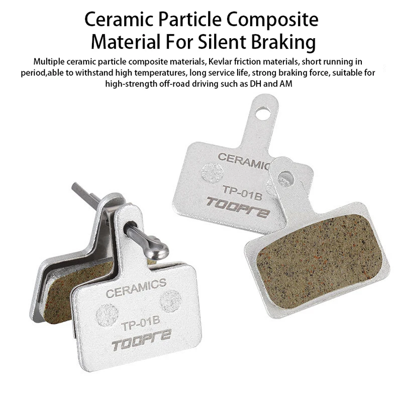 Toopre OEM ODM Top Quality Bicycle Disc Brake Pads Mountain MTB Bike Hydraulic Disc Ceramics Bike Brake Pads