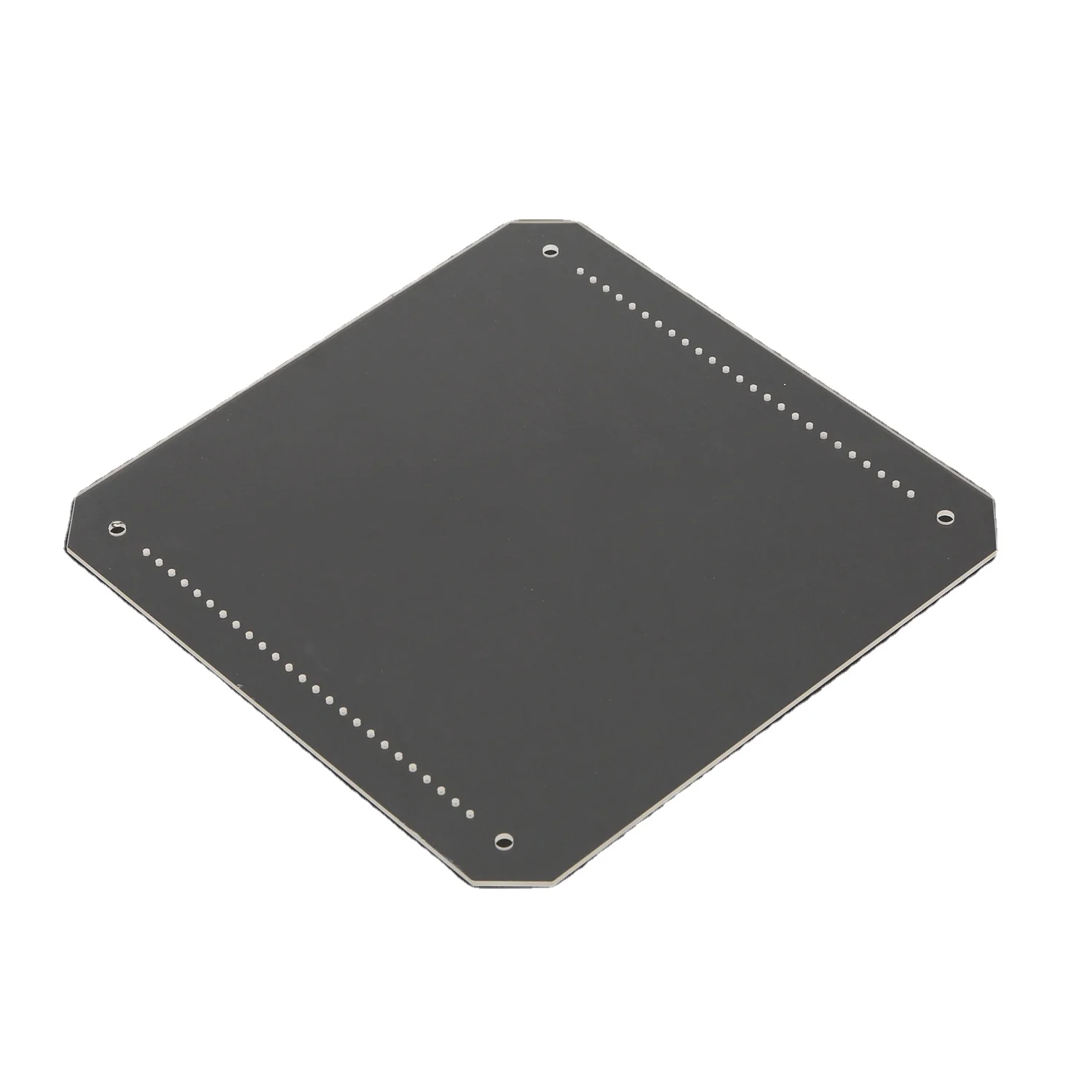 Optical glass edging, chamfering, C corner, special round corner, laser cutting, digging