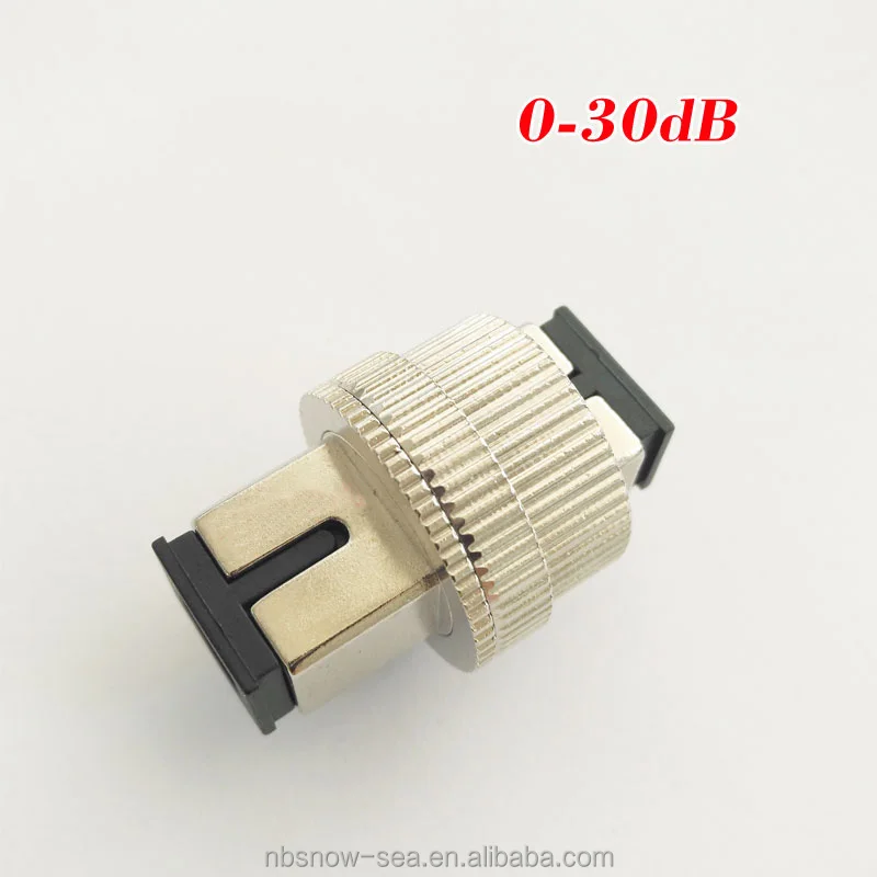 SC/UPC SC/APC 0~30dB Adjustable Fiber Optic Attenuator