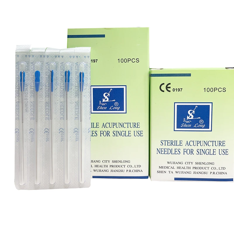 Trending Product TCM Treatment Sterile Disposable Acupuncture Dry Needles  With Individual Guide Tube Acupuncture Therapy
