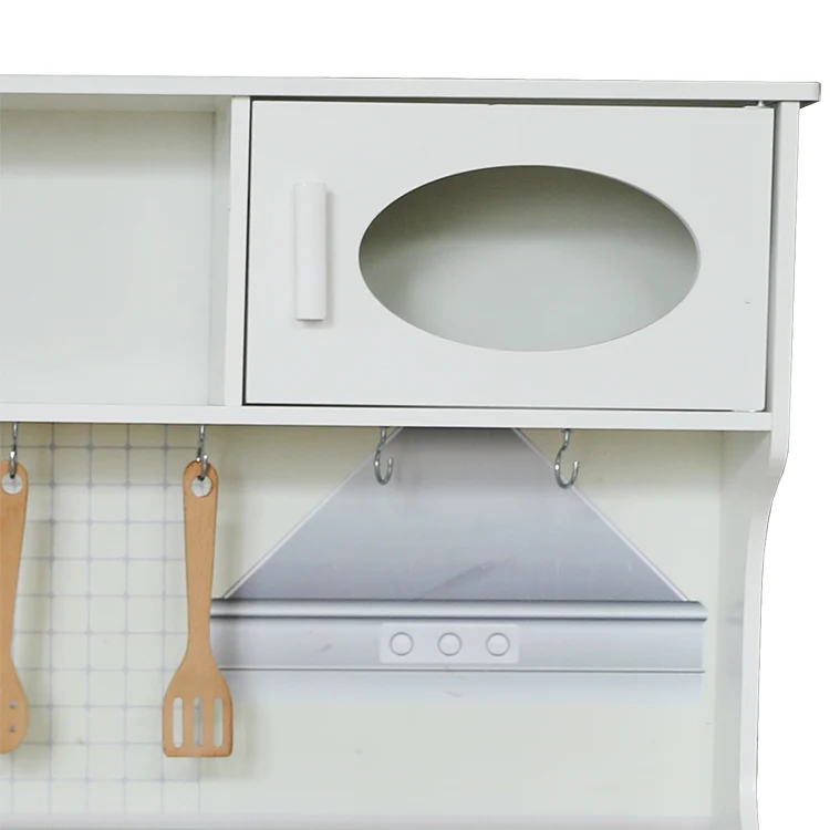 Kids Play Wooden Kitchen For Children Pretend Role Play Kitchen Toy Set