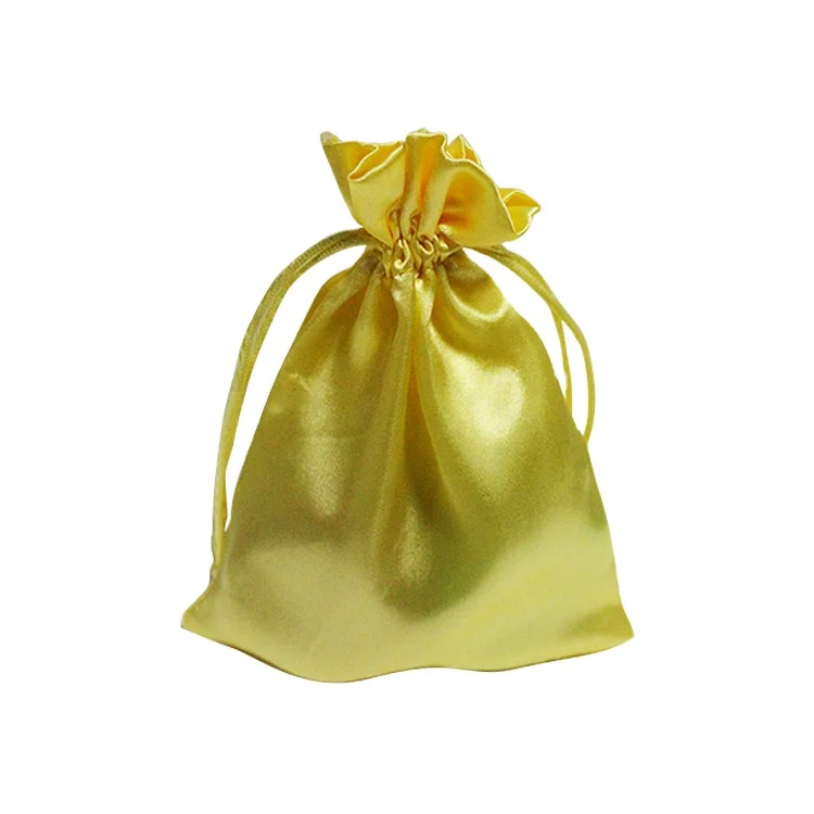 2022 рекламный подарок с пользовательским логотипом атласное нижнее белье пылезащитный Подарочный упаковочный мешочек на шнурке мягкий атласный для