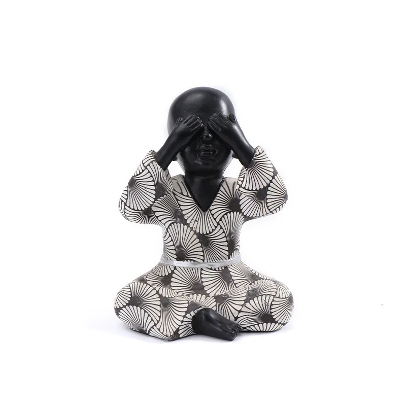 Factory Design Best Selling Outdoor Amitabha Buddha Statues Monk Statue resin handmade zen garden statues indoor praying buddha
