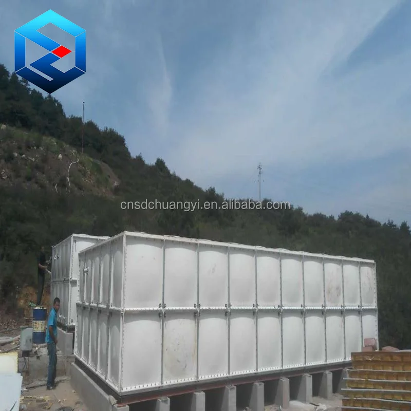 Excellent Quality 1x1.5m Panel Modular FRP Water Storage Tanks with Size 2*4*1.5