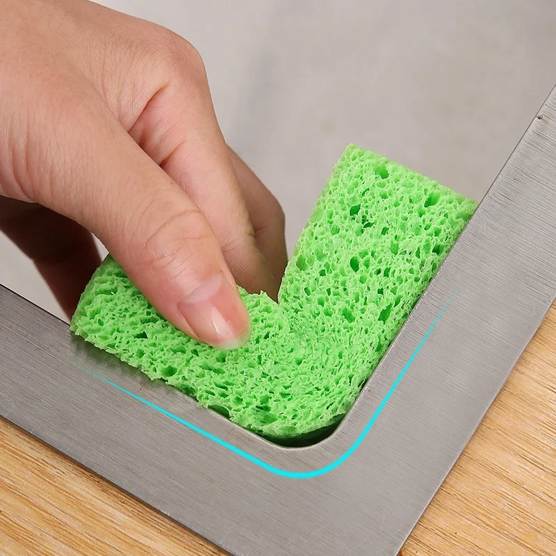 Color Wood Pulp Cotton Dishwashing Cotton Absorbent Color Wood Pulp Sponge Cleaning Cloth Clean Decontamination