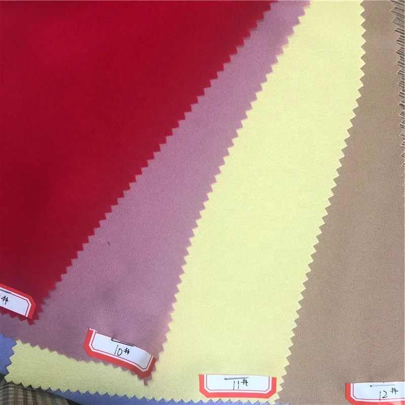 Wholesale fabric and textiles stock lot high twist 75D crepe for clothes, garments, dress, shirts etc.
