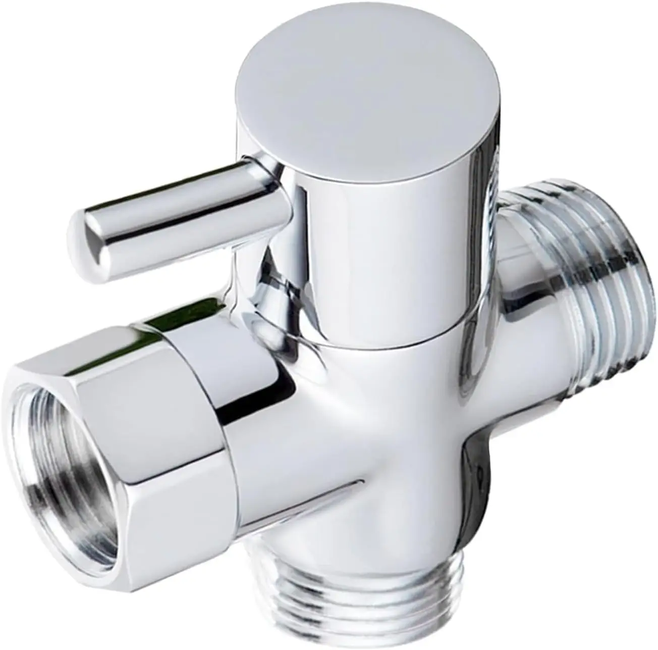 High Quality Corrosion-Resistant Three-Way Ball Valve Precision Engineered Hotel Bathroom Diverter Bidet Use Faucet Accessories