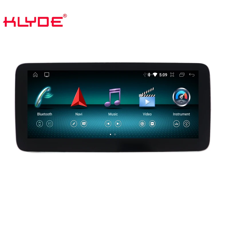 Автомобильный видеоплеер Klyde 12 3 'Plus Blue-Ray IPS Android для Mercedes Benz A Class W176 GLA X156 CLA W117 2013-2018