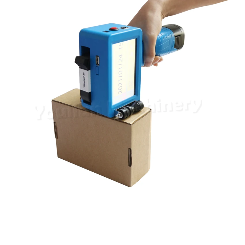 
12.7mm Smart Automatic Portable Bar code Expiry Date coding Machine Handheld Inkjet Printer 