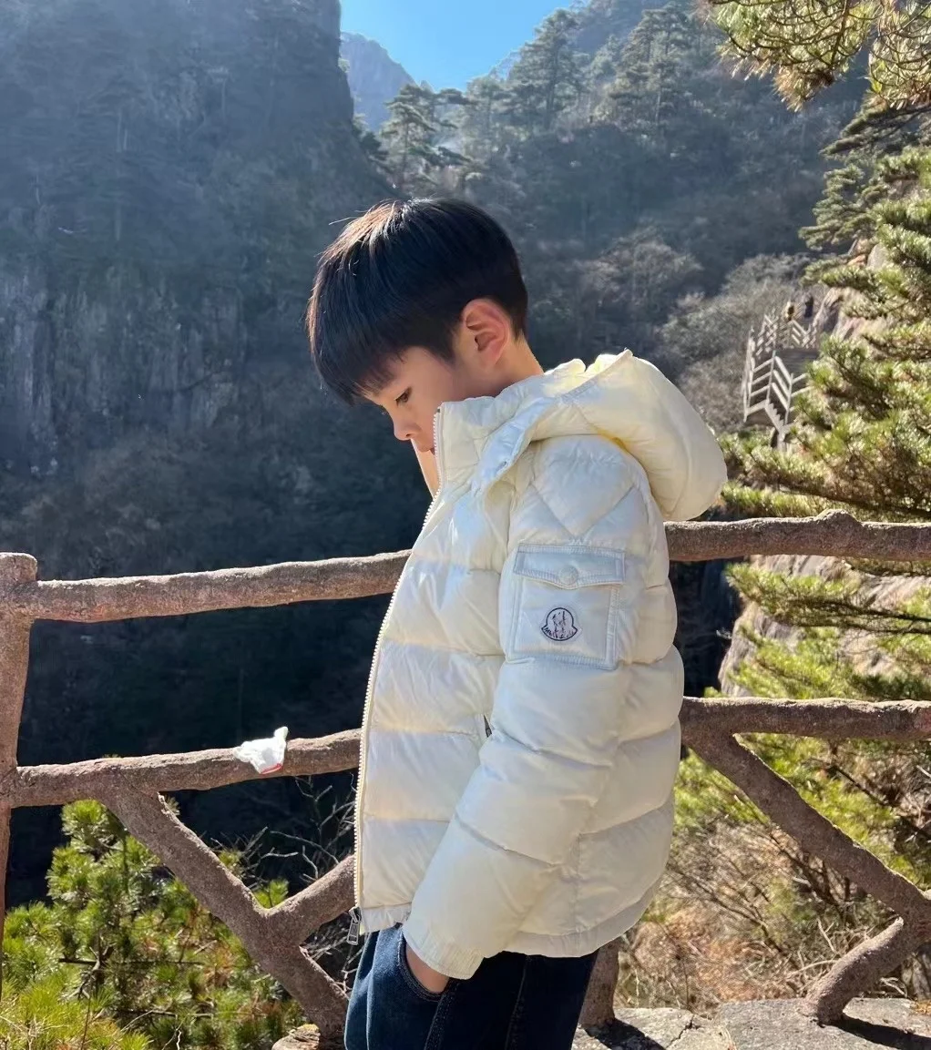 2024 Hot Sale Baby Hooded Down Jacket Kids Thicken Warm Winter Coat Outerwear For Boys&girls