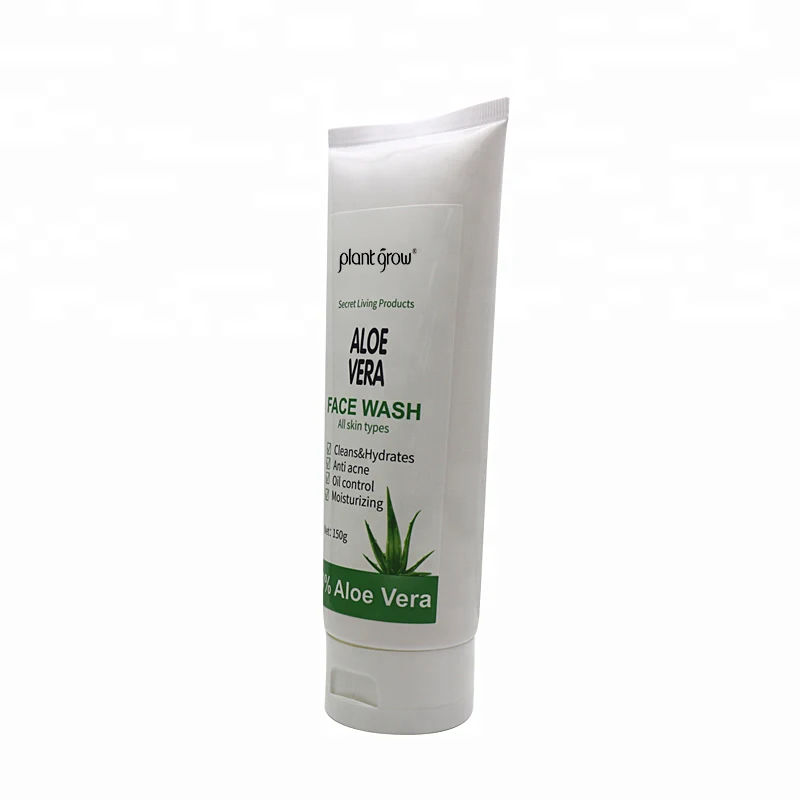 
OEM private label korean aloe vera face clear cleaning imitate wash bright deeply cleansing gel facial cream cleanser 