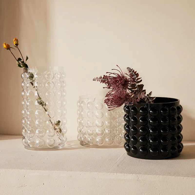 Glass vase Decoration Design for Home Decor Transparent vase