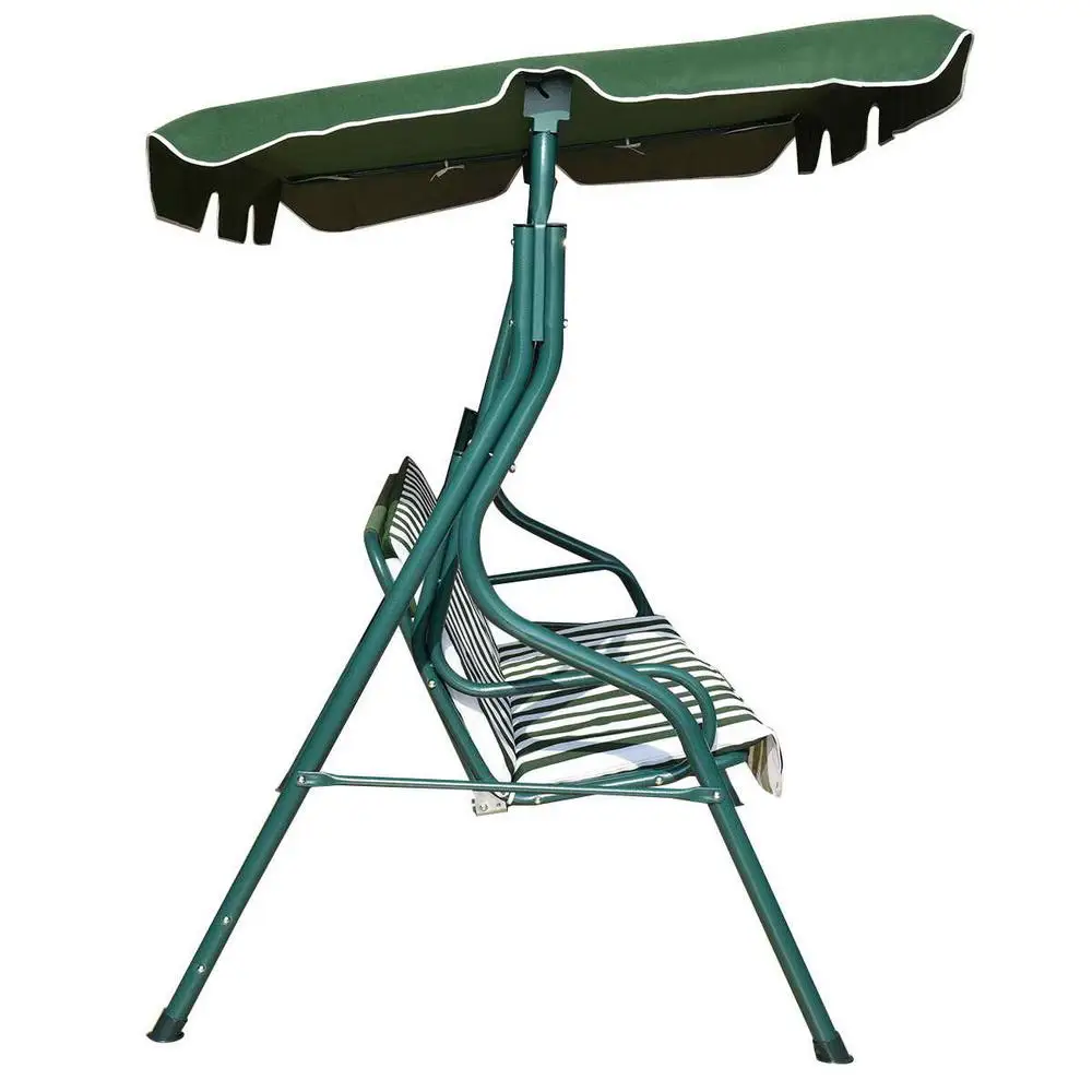 
3 seats recline metal outdoor swing chairs ,rocking recliner outdoor chair,garden canopy swing chairs 