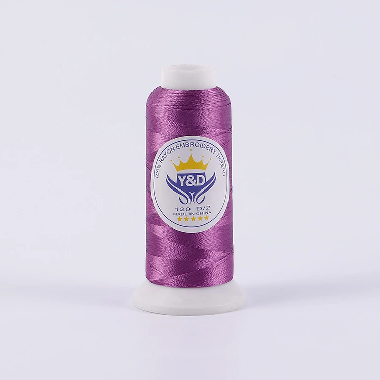 High Tenacity 100% RAYON Knitting Sewing Dyed Weaving Embroidery dyed Thread