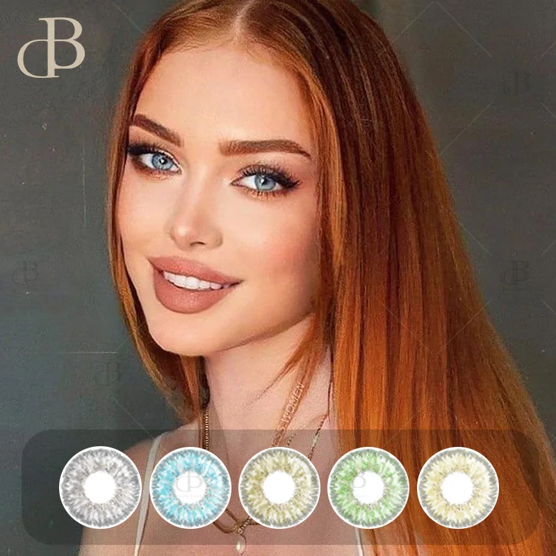 Hot sale prescription clear eye contact lenses 5 colors colour contact comfortable eye lenses color contact lens