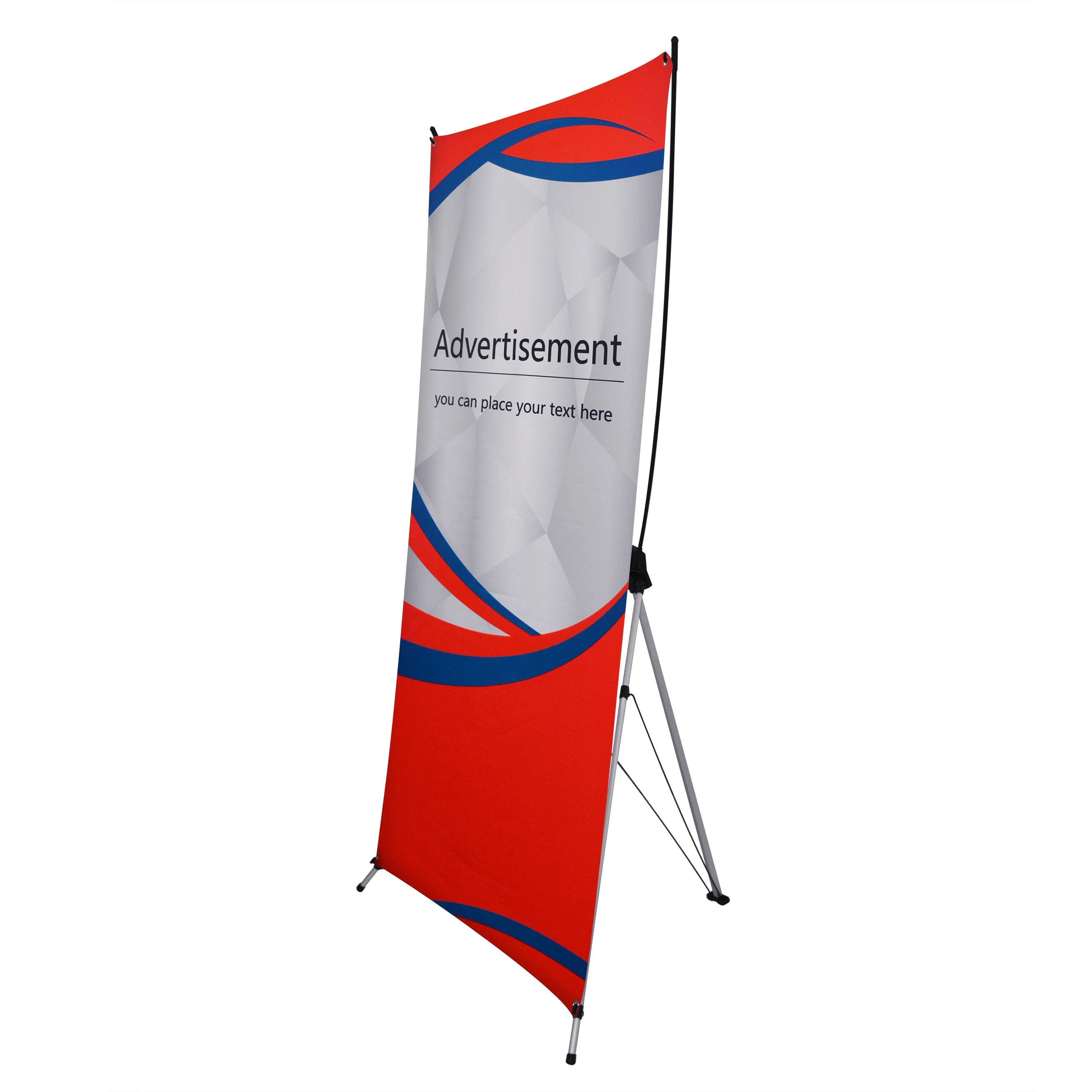 Free Samples Adjustable Aluminum Single Side huge X shape stand Banner Stand,Exhibition Display Tabletop X Banner
