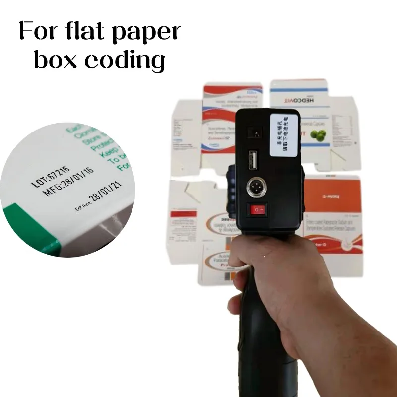 Factory Price 25.4Mm Intelligent Smart 600Dpi 12.7Mm Handheld Inkjet Printer Portable