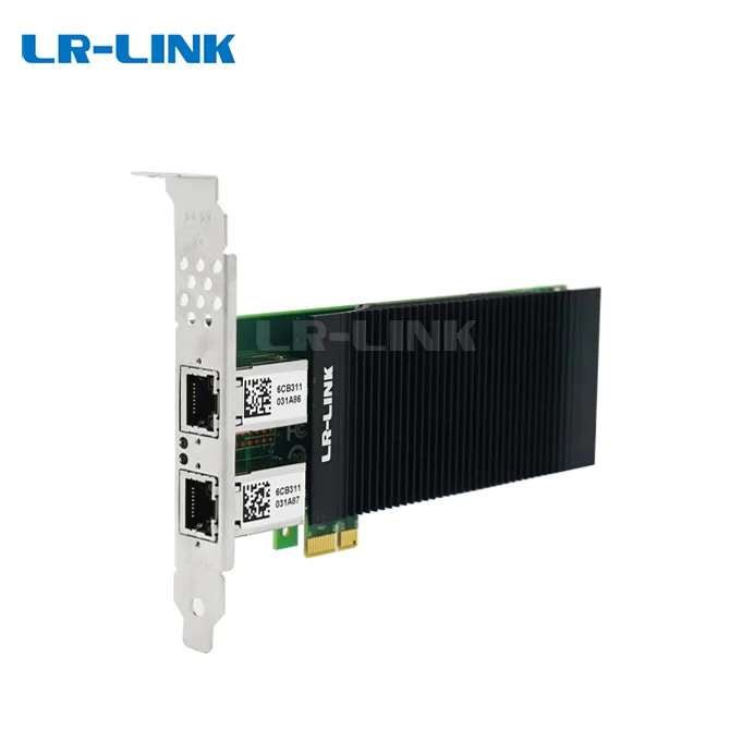 Lrlink промышленности LRES2033PT-POE зарядное устройство с двумя портами Ethernet сетевой карты 1Gigabit Vision рамки захватами
