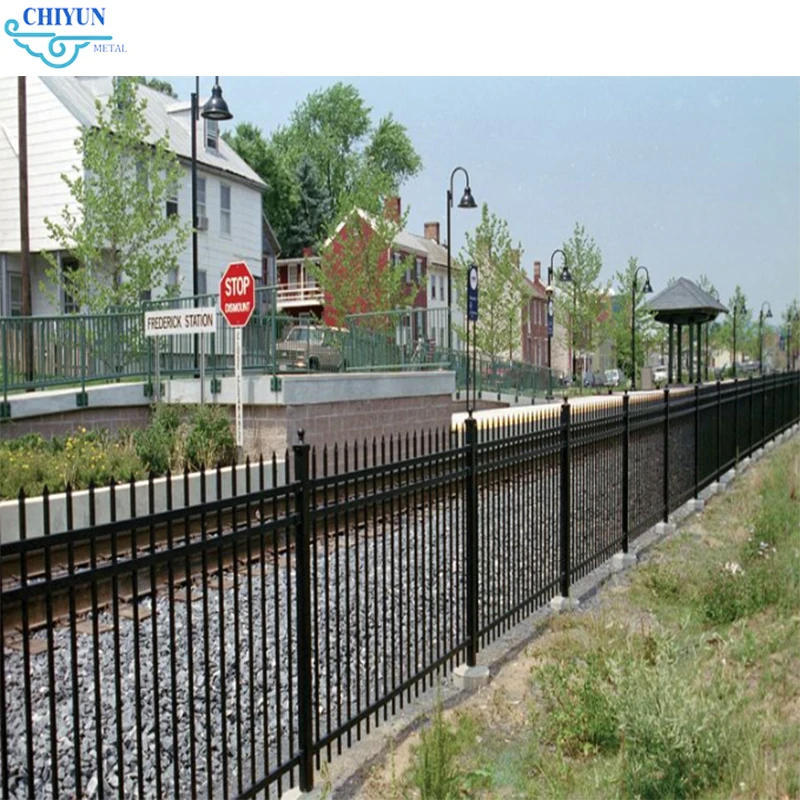 6ft/8ft Customized Semi Privacy Fence Heat Treated Craft Style with Welded Technique garden safety Aluminum Fence