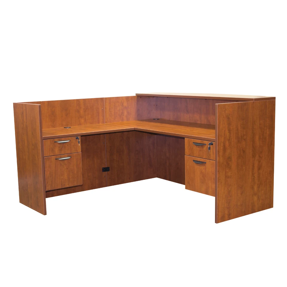 LCN KD Modern Office Reception Desk Modular Extendable and Convertible with 5 Years Quality Warranty Metal Material