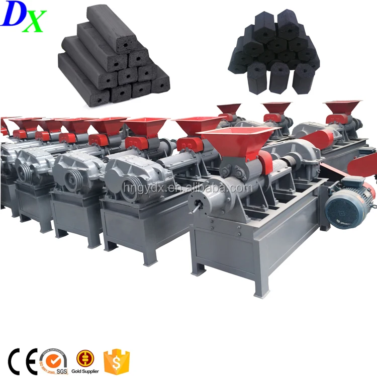 oblong cubic shisha bbq fine charcoal Coal stick pellet bricket machine manufacturer