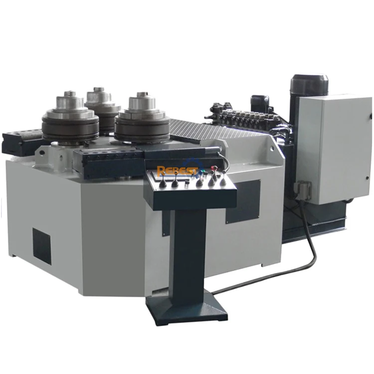 Automatic Section Material 3 Roller Manual Bending Machine / Hydraulic Pipe Bender