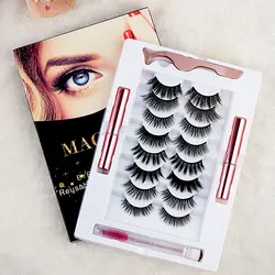 ME03 New Arrival Magnetic Lash Box Magnetic Eyeliner Easy Wear Eyeline Magnetic Eyelashes for Magnetic False Eyelashes Black SHN