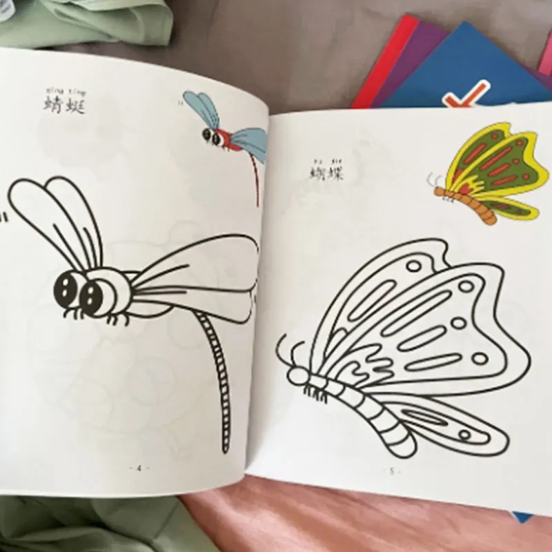 TM6522 customized kids coloring books custom children color coloring book printing for adults