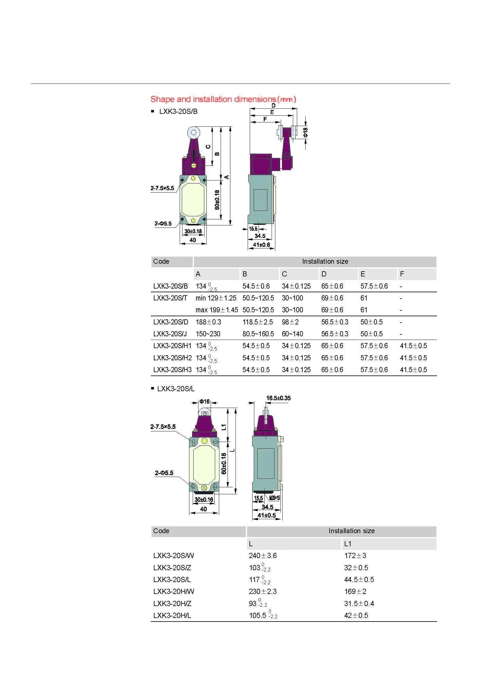 
ISO9001 CCC Delixi Electric Brand 380V LXK3 AC DC magnetic limit switch 