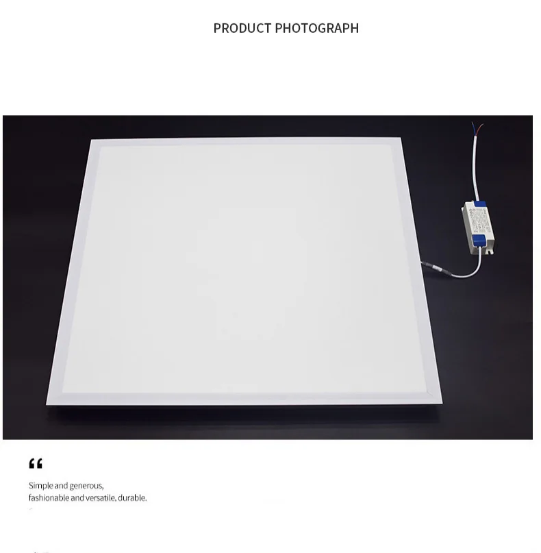 Buy 300*300 600*600 Led Driver Transparent Flat Panel Lights 18W 15W Recess Surface Mounted Ceiling Lamp Office Square Square