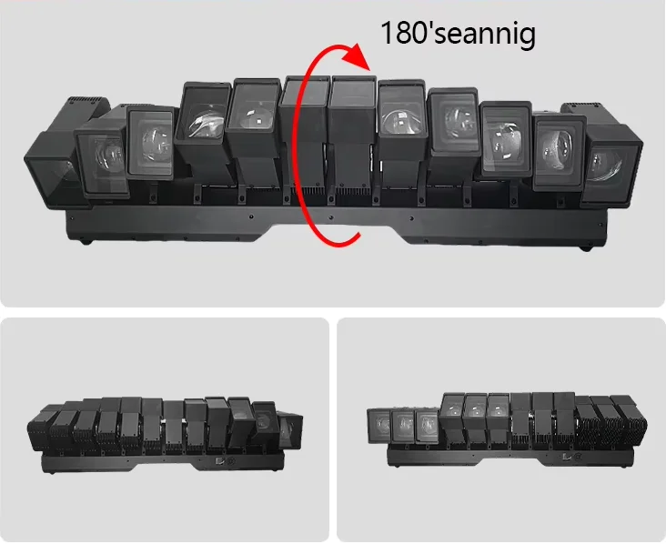 AOPU 12X60W Beam Moving Head Wash Light Stage Lighting For DJ Bar Night Club Party