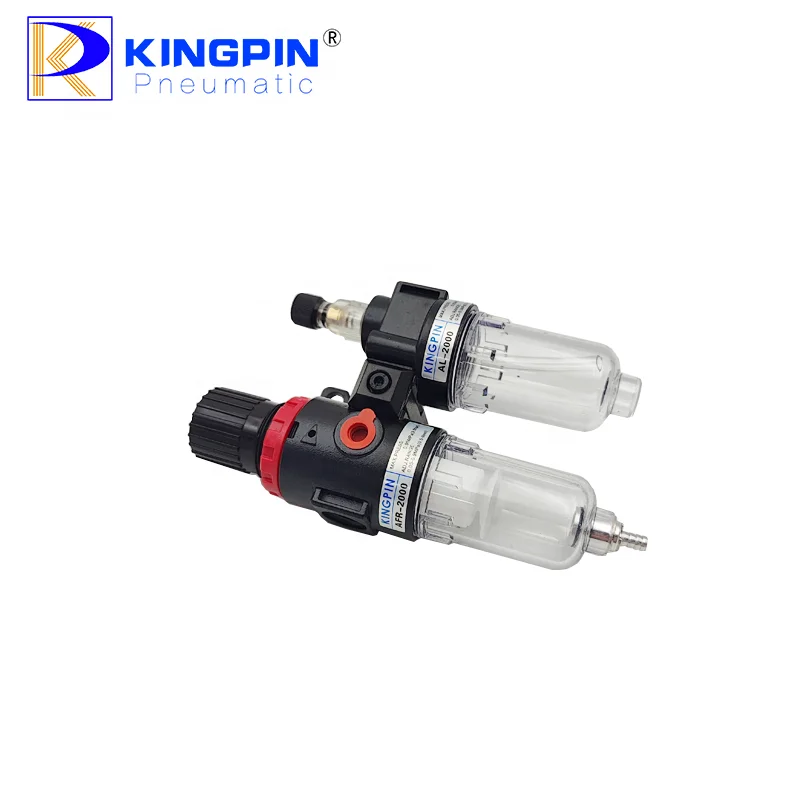 KINGPIN air source processor AFC-2000 two-piece air oil-water separation filter AFR-2000+AL-2000 Pneumatic Components