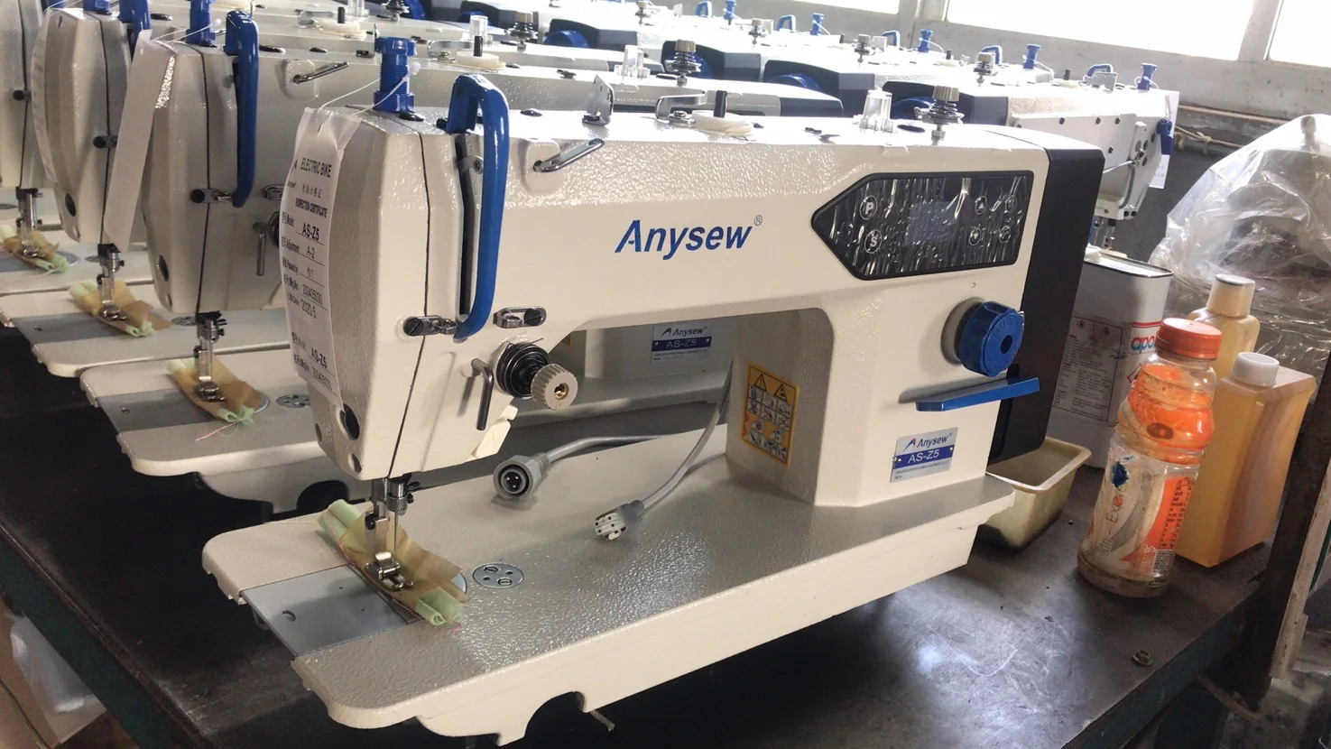  AS-Z5 Single Needle Direct Drive Automatic industrial sewing machine computerized
