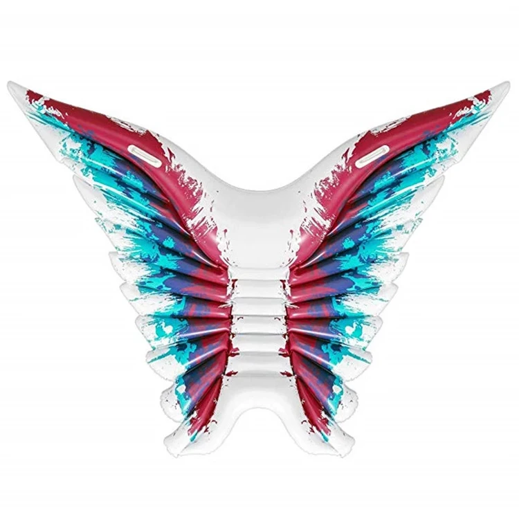 Large Colorful Angel Wing Float Adult Beach Inflatable butterfly Pool Float For Holiday Water Party