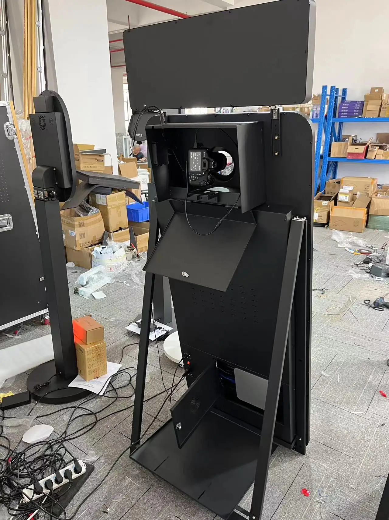 2024 Hot Sale 65 Inch Magic Mirror Photo with 43 Inch Touch Mirror Booth Machine for Party or Wedding Mirror Photo Booth