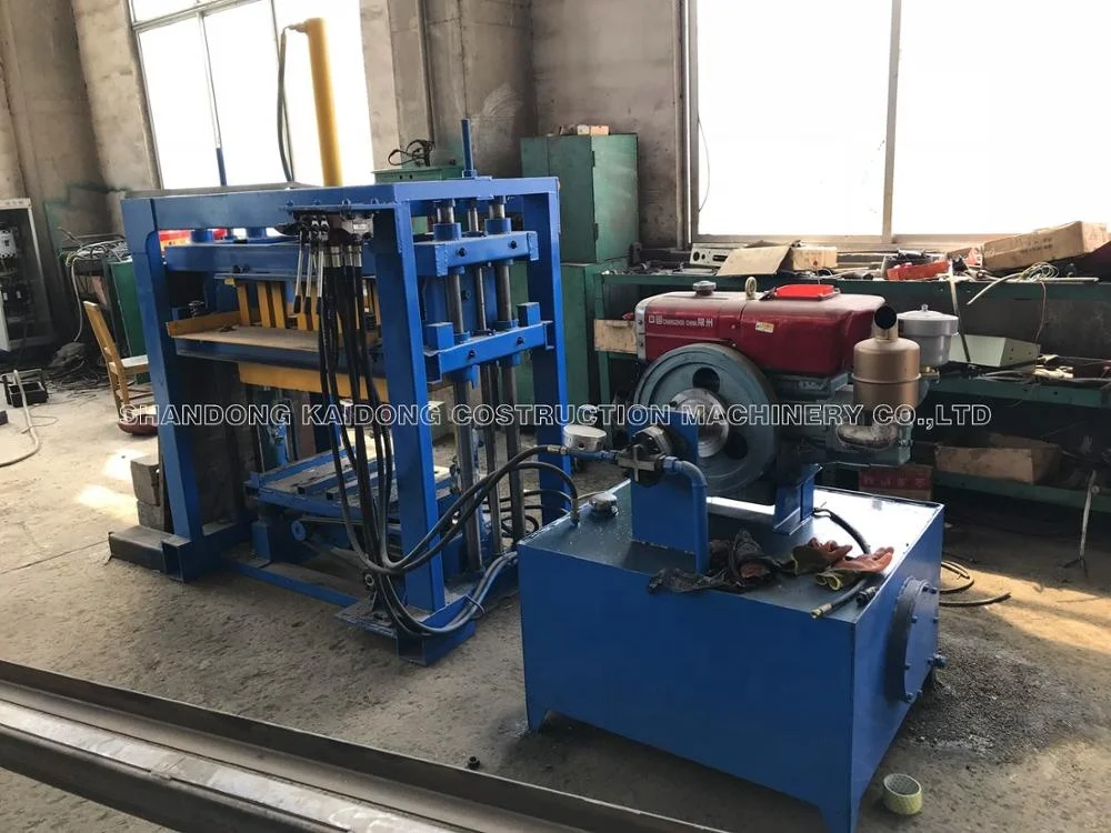 Low Cost Small Diesel Engine Concrete Hollow Block Making Machine Manual Brick Block Making Machine Price For Sale