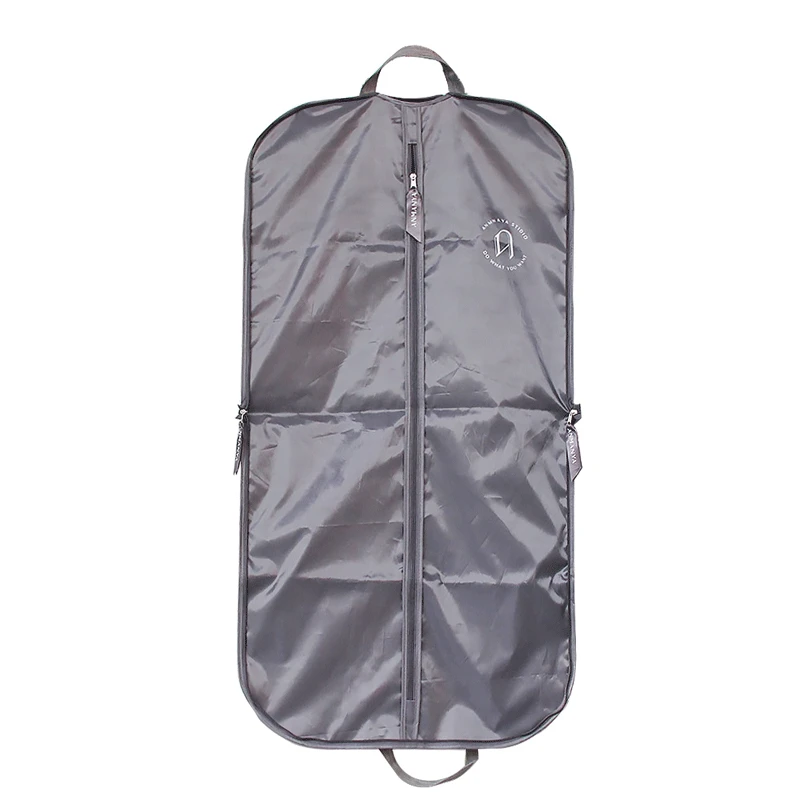 Garment bags with Zipper print logo suit cover wedding dress Bag with custom logo suit bags
